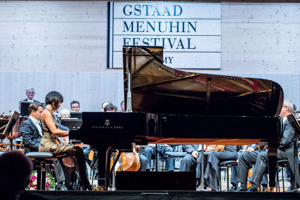 Yuja Wang Yuja Wang, MYUNG-WHUN CHUNG & Staatskapelle Dresden beim Gstaad Menuhin Festival