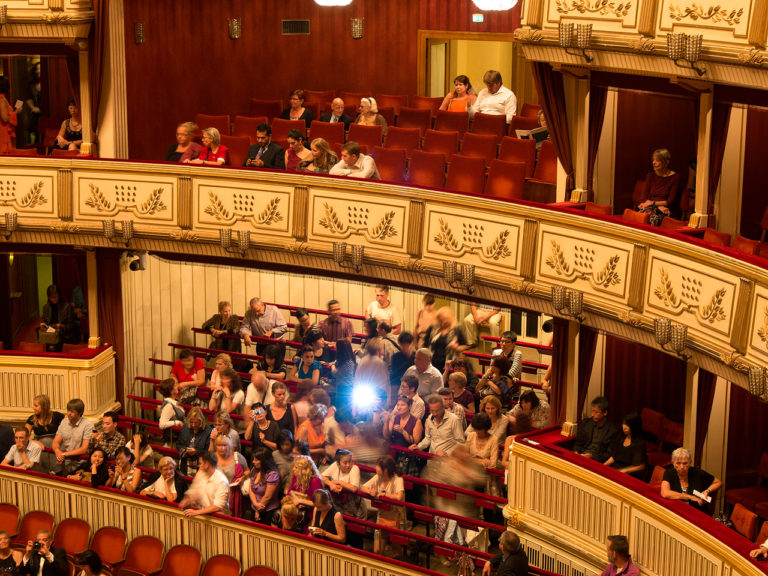 Stehplatzparterre der Wiener Staatsoper