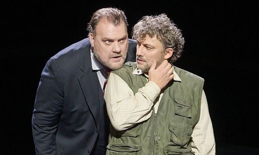 Jonas Kaufmann und Bryn Terfel in "Peter Grimes" an der Wiener Staatsoper 2022