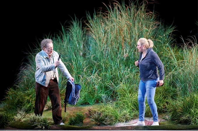 hristian Gerhaher und Anja Kampe in "Wozzeck" an der Wiener Staatsoper