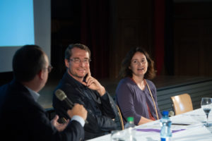 Gstaad Menuhin Festival Pressekonferenz: Patricia Kopatchinskaja und Christoph Müller (Artistic Director)
