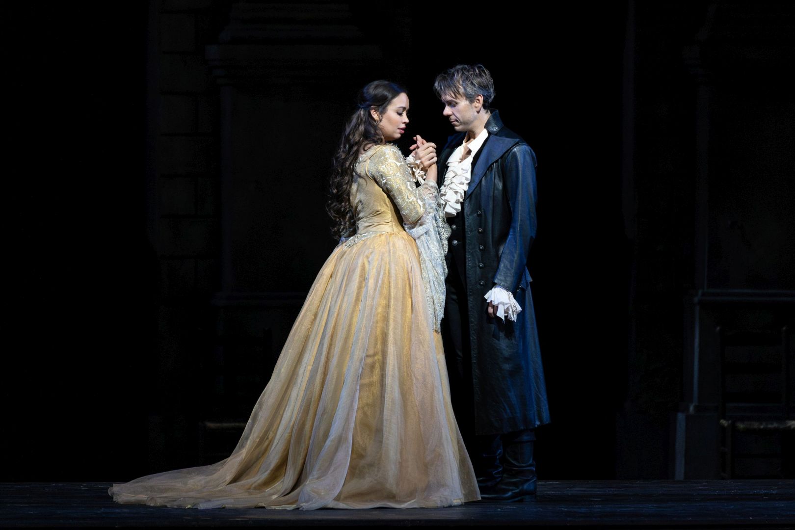 Nadine Sierra und Benjamin Bernheim in der Oper Romeo und Juliette